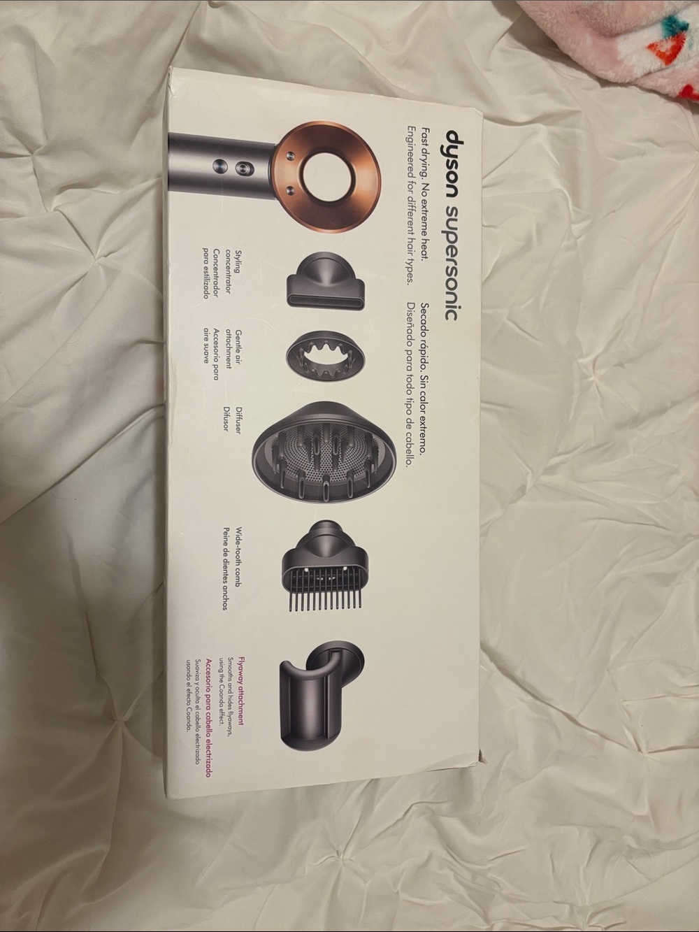 Dyson Supersonic Hair Dryer - Silver with Rose Gold Accent